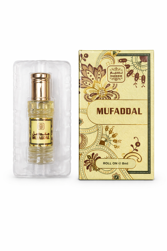 Mufaddal Attar Roll On Perfume Oil 8ml – Alcohol-Free Long Lasting Fragrance for Men & Women