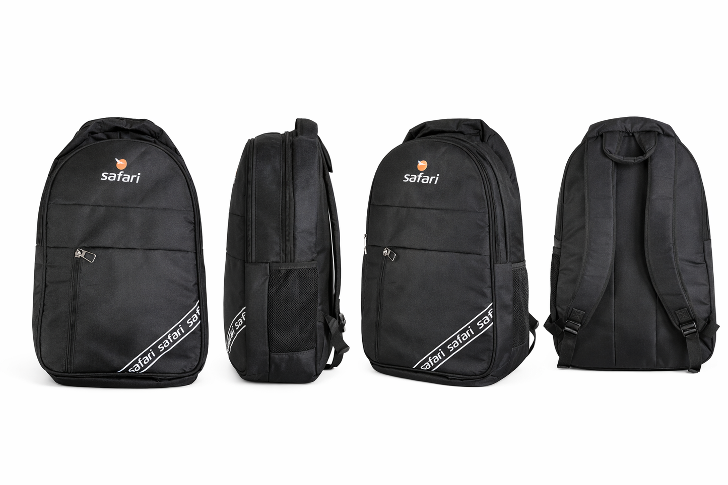 Safari Backpack for Men and Women, Laptop Backpack with Padded Sleeve, Adjustable Straps