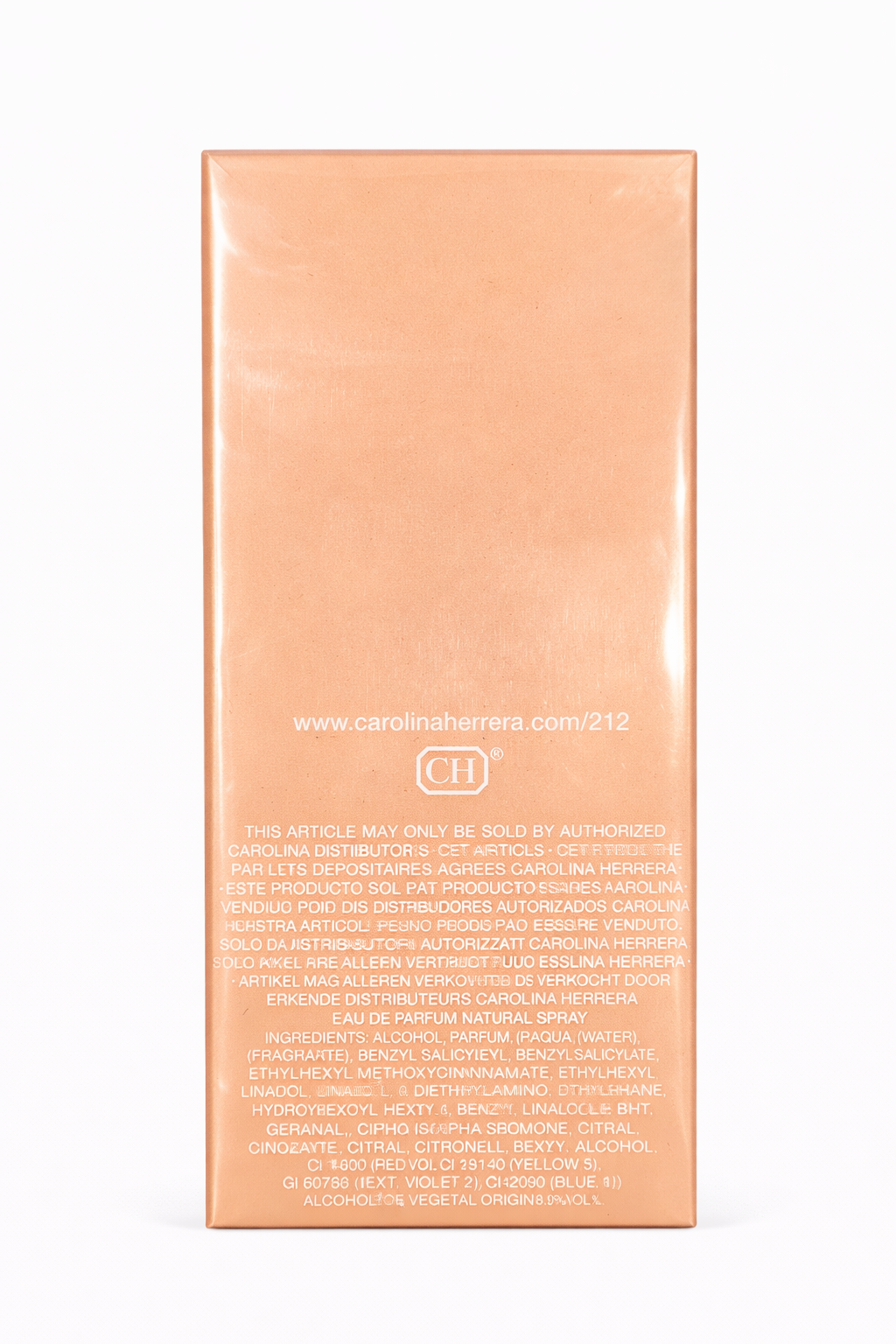 Carolina Herrera 212 VIP Rosé Eau De Parfum for Women | 80ml Long-Lasting Floral Fruity Perfume | Champagne & Peach Notes Luxury Fragrance