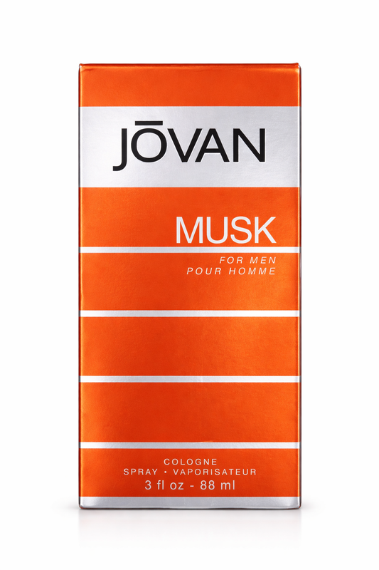 Jovan Musk Cologne Spray for Men 88ml – Long Lasting Musky Masculine Fragrance | Classic Seductive Scent | Daily Wear & Evening Use