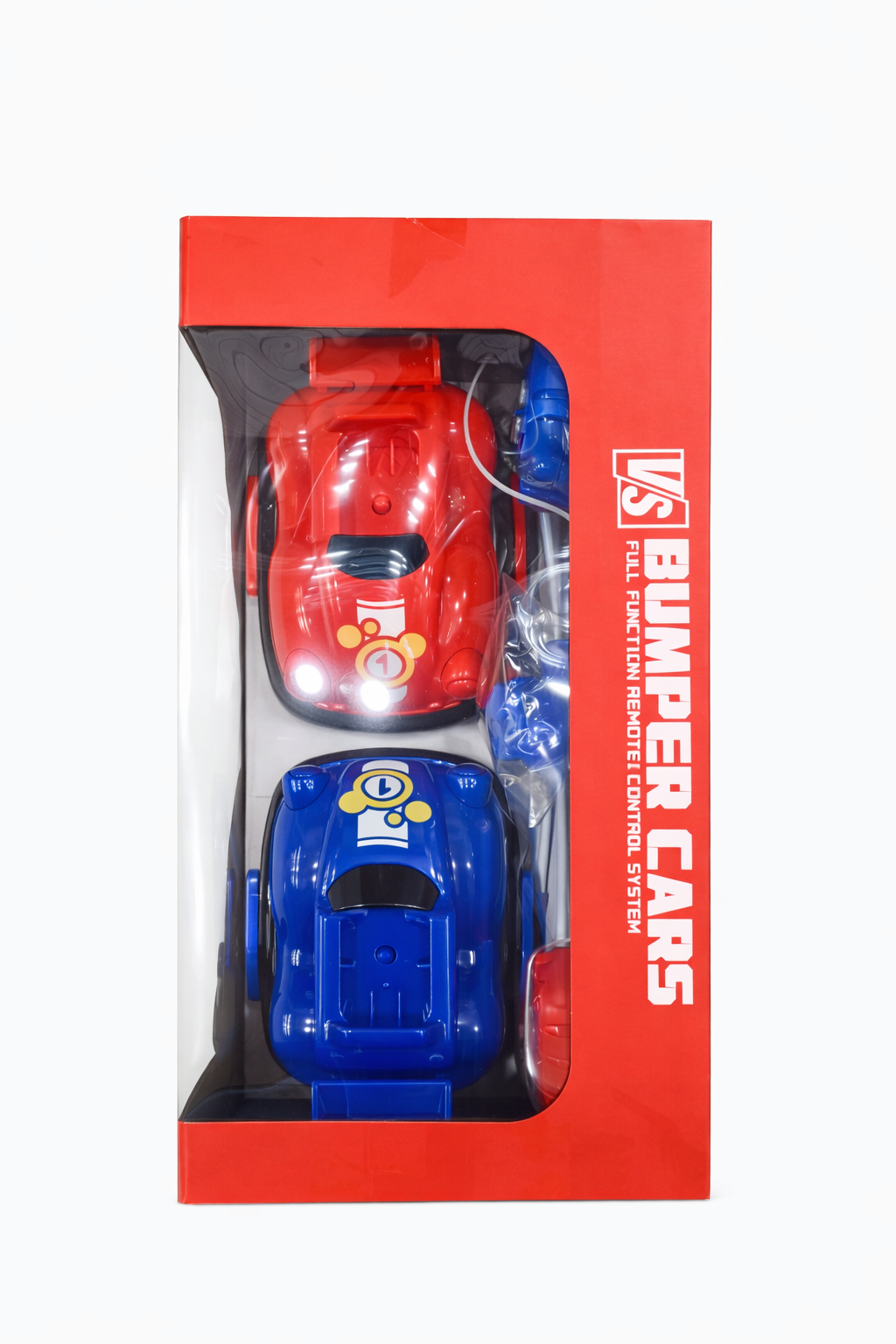 Remote Control Bumper Cars for Kids, 2 Player RC Battle Cars with Collision Ejection, 360° Spinning Action, Realistic Sounds, USB Rechargeable, Ages 6+