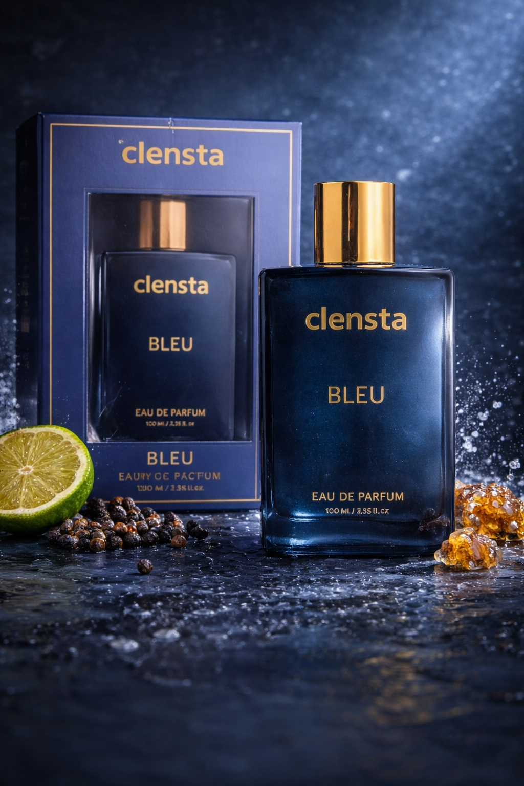 Clensta BLEU Eau De Parfum for Men 100ml – Long Lasting Fresh & Sensual Perfume | Premium Luxury Fragrance | Daily Wear & Party Use