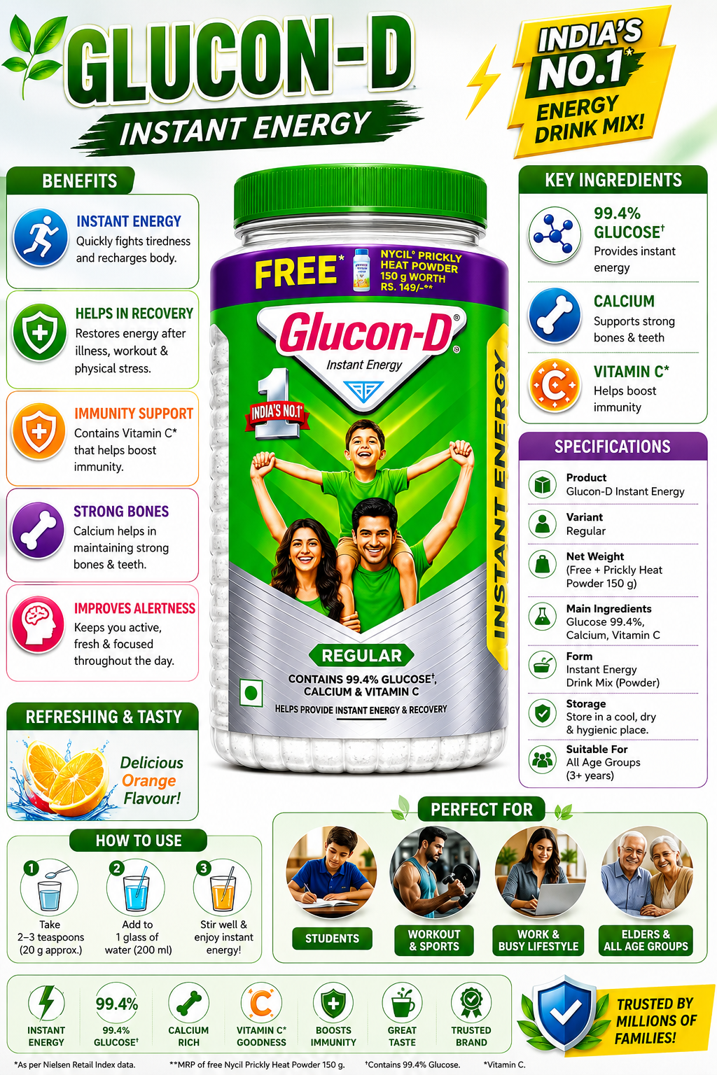 IMMUNITY BOOSTER DRINK POWDER