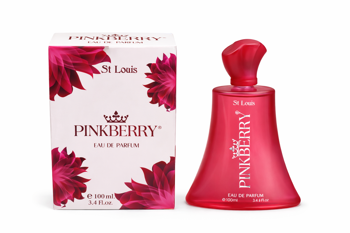 St Louis Pinkberry Eau De Parfum for Women 100ml – Long Lasting Floral & Fruity Perfume | Premium Feminine Fragrance | Daily Wear & Party Use