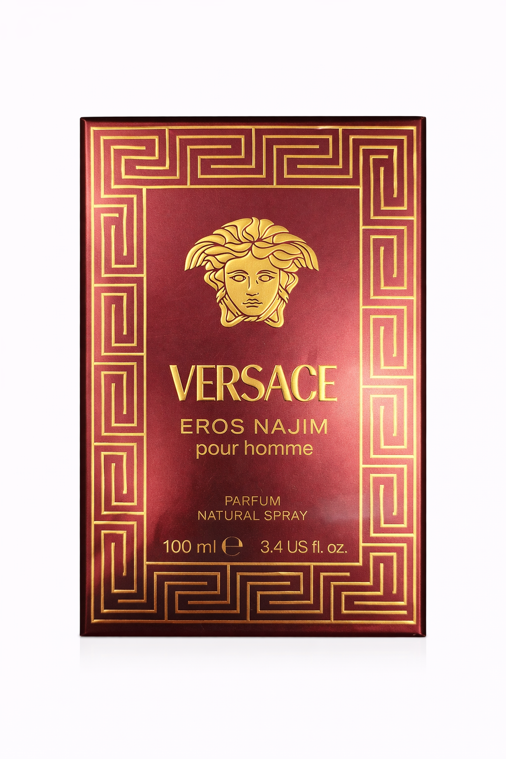 Versace Eros Najim Parfum for Men 100ml – Long Lasting Oriental Spicy Fragrance | Premium Luxury Designer Perfume | Intense Night Wear Scent