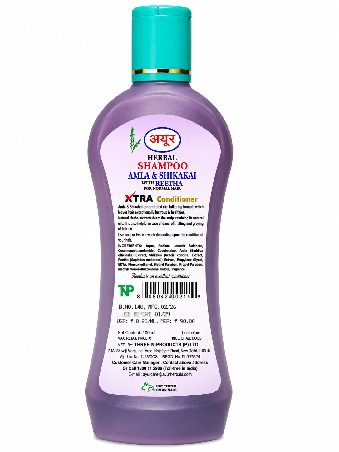 Ayur Herbal Shampoo, Amla Shikakai Reetha Shampoo, herbal shampoo, Ayurvedic shampoo, natural shampoo, shampoo for normal hair, herbal hair cleanser, conditioning shampoo