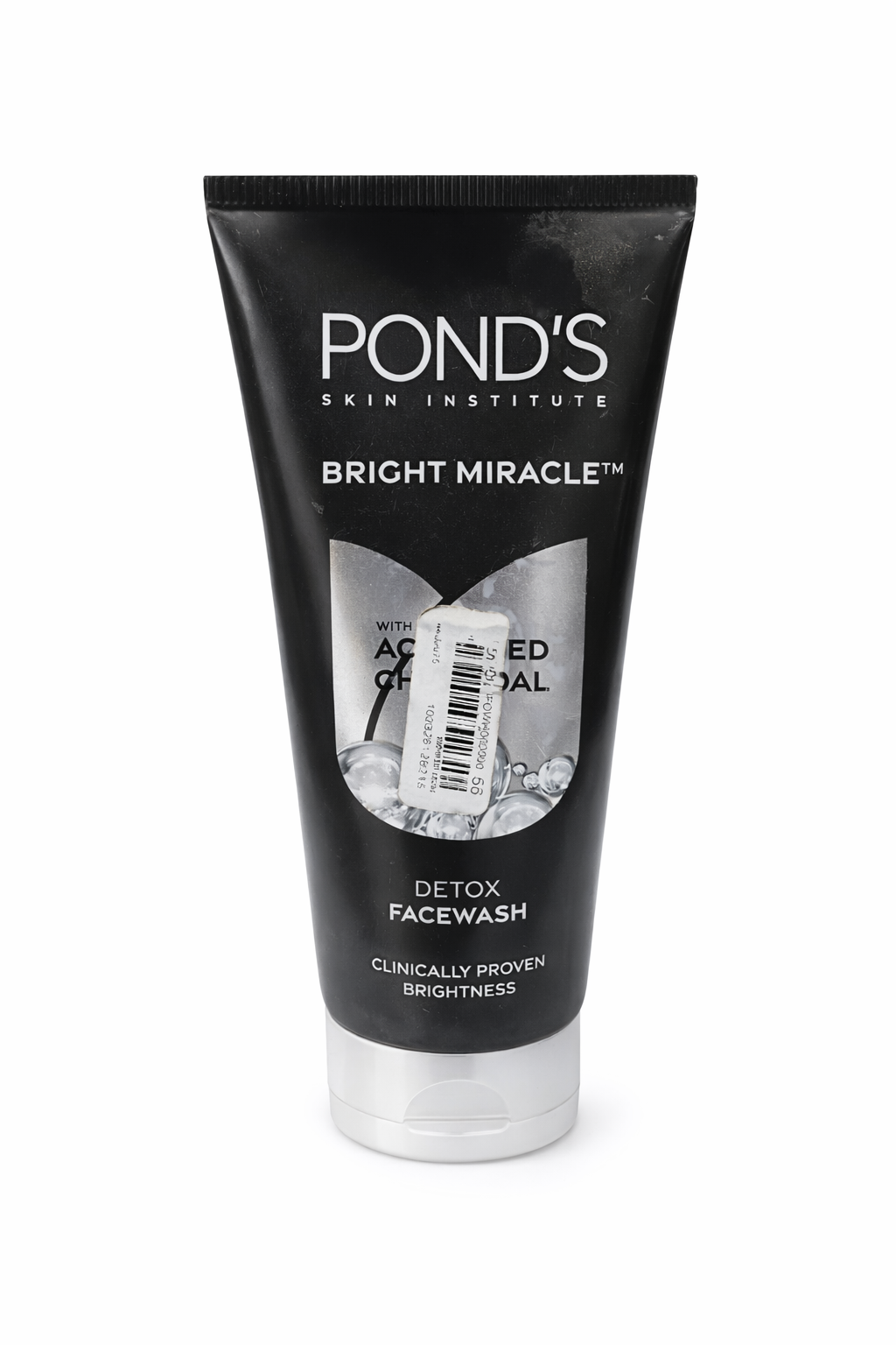 POND'S Bright Miracle Activated Charcoal Face Wash 200g | Deep Detox Face Wash for Oil Control, Dirt Removal & Glowing Skin