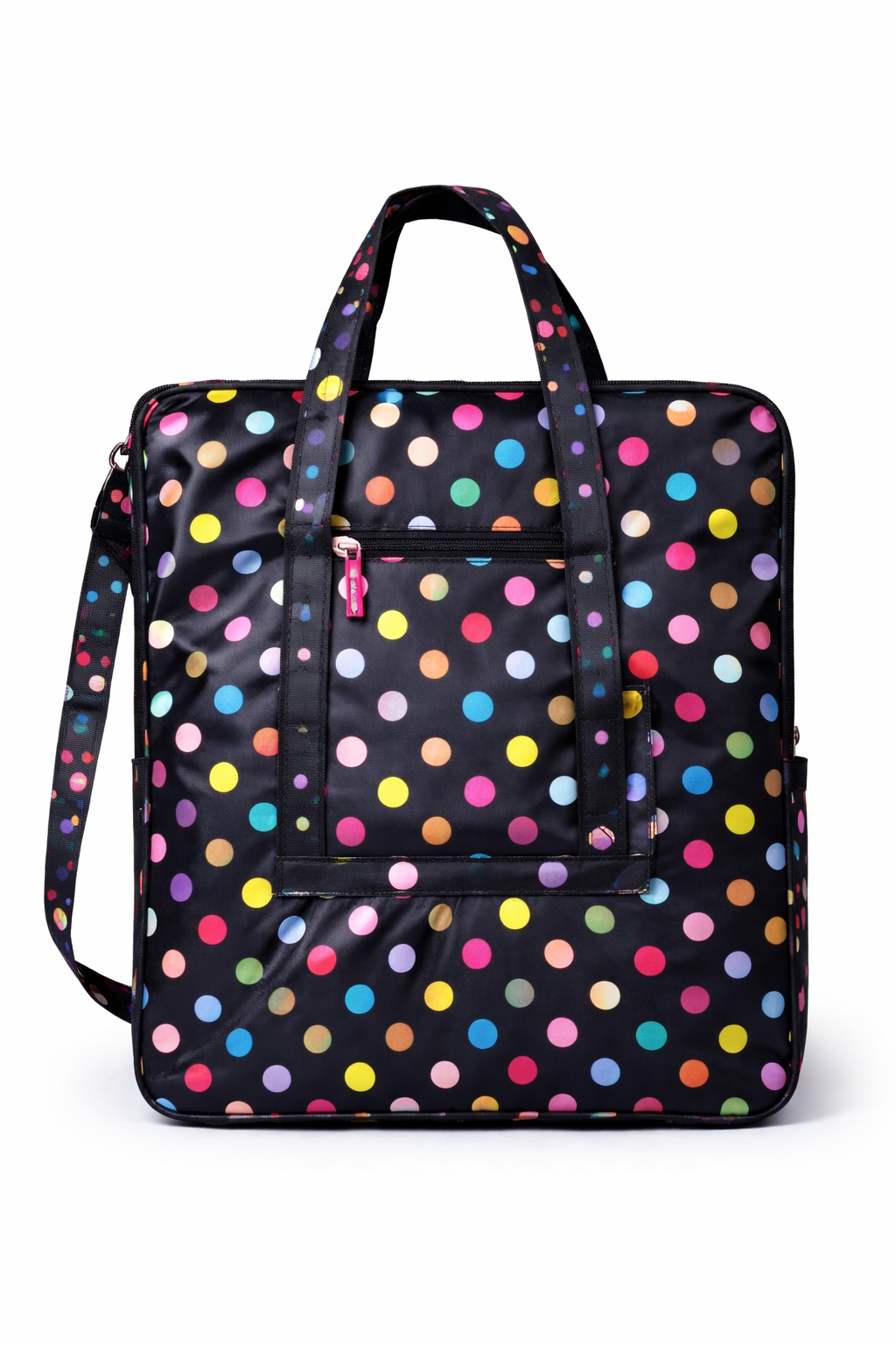 Kids Polka Dot Tote Bag for Girls & Boys, Waterproof Lightweight School Activity Bag with Adjustable Shoulder Strap