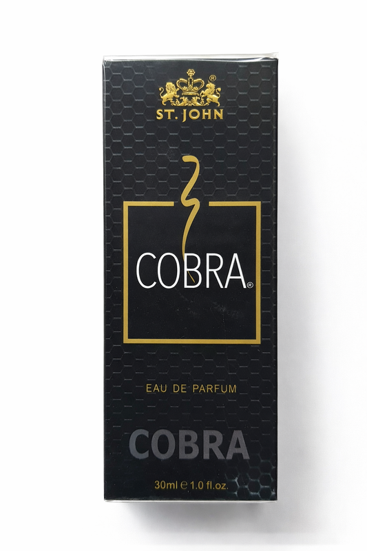 Cobra Men’s Cologne Perfume 100ml (3.4 Fl Oz) | Long Lasting Fragrance for Men | Spicy Woody Scent with Cardamom, Amber & Leathe