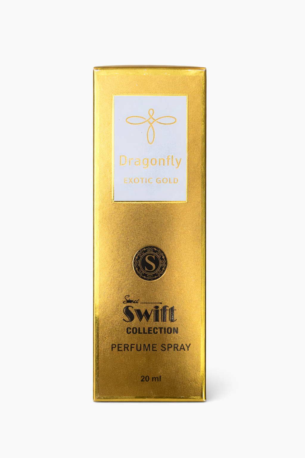 Dragonfly Exotic Gold Perfume Spray 20 ml | Long Lasting Oud & Amber Fragrance
