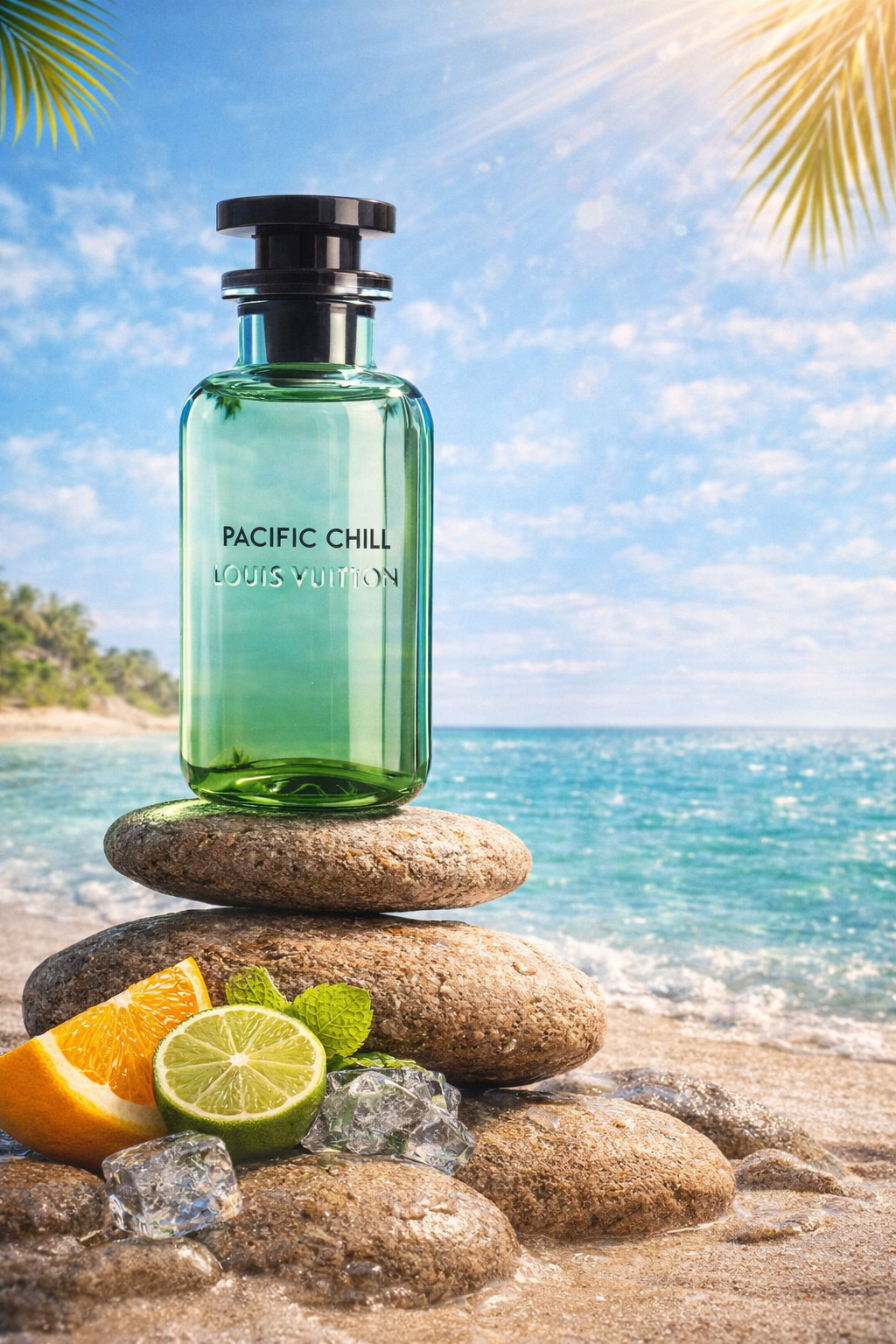 Louis Vuitton Pacific Chill Eau De Parfum – Fresh Citrus Mint Perfume | Long Lasting Summer Fragrance | Premium Luxury Scent