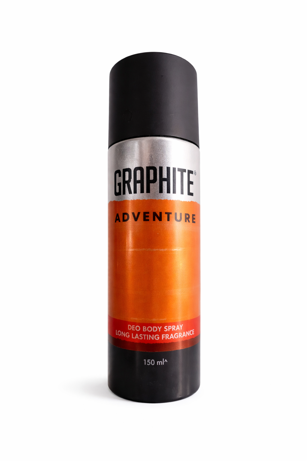 Graphite Adventure Deo Body Spray for Men, 150ml | 24-Hour Long-Lasting Protection | Warm & Spicy Masculine Fragrance