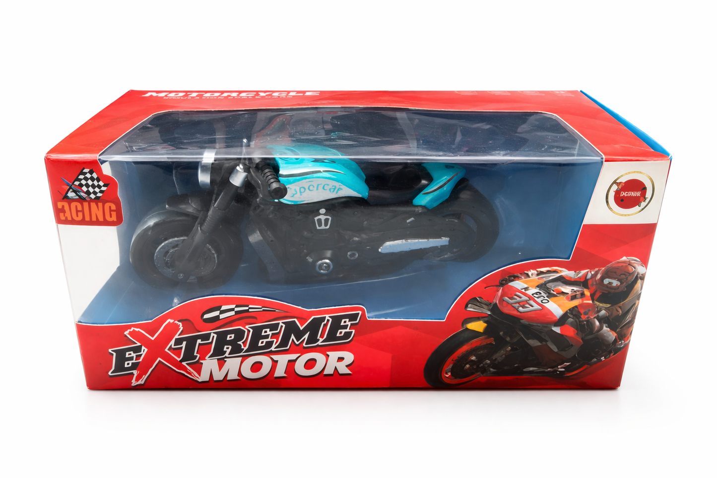Die-Cast Metal Toy Bike for Kids | Pull Back Motorcycle Model with Light & Sound | 1:18 Scale Mini Bike | Realistic Design with Rubber Tires | Kids Toy Vehicle (3+ Years)