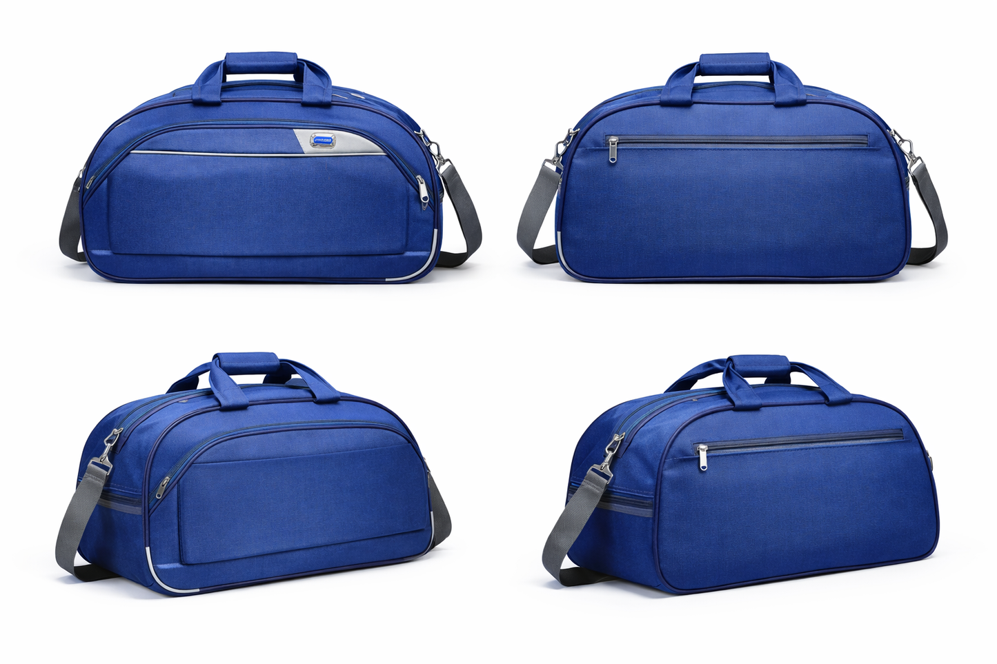 Travel Duffel Bag 30L, Spacious Weekender Gym Bag with Shoulder Strap, Polyester Overnight Luggage Bag, Blue