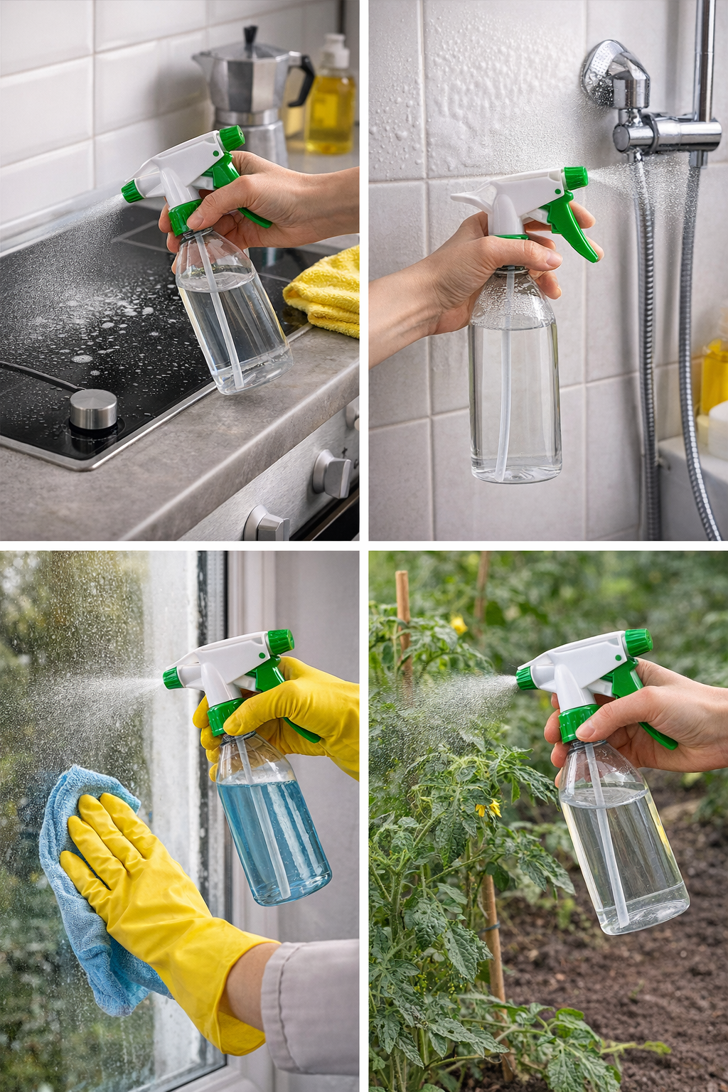Trigger Sprayer Nozzle for Bottles | Adjustable Spray & Stream Modes | 28/400 Standard Thread