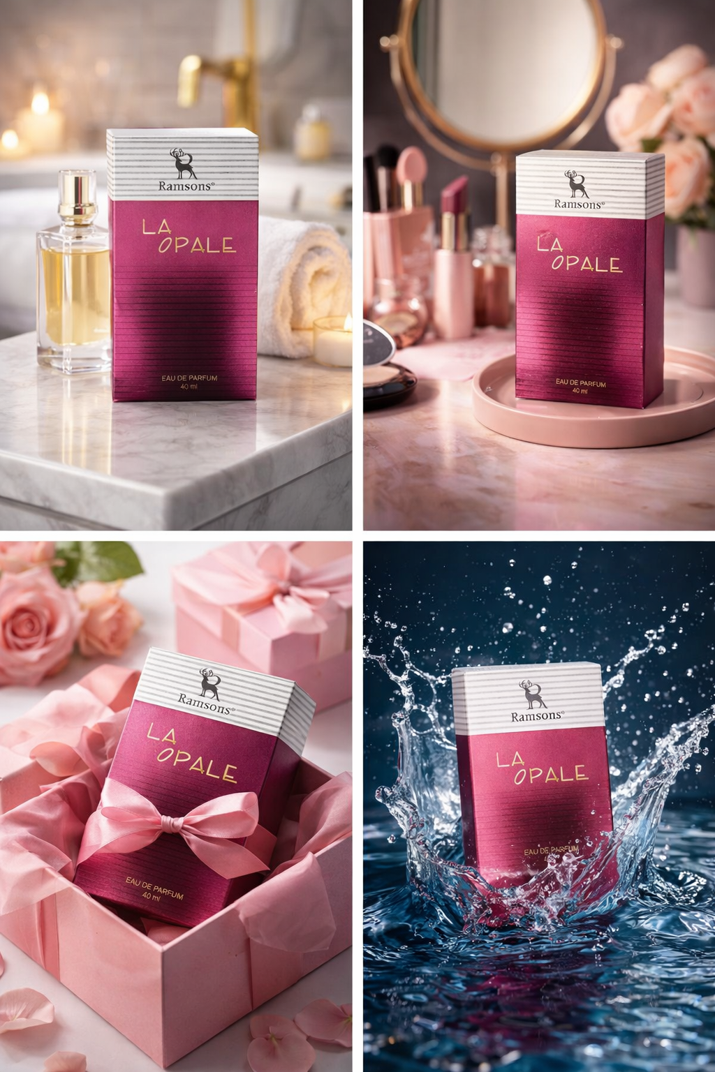 Ramsons La Opale Eau De Parfum 40ml | Long-Lasting Floral Perfume for Women