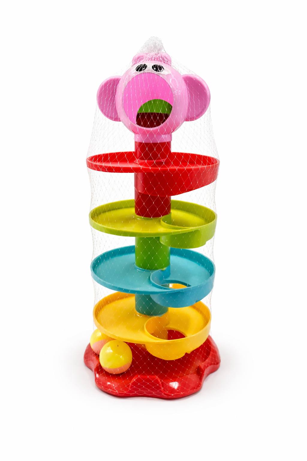 Ball Drop Toy for Kids | Multi-Level Spiral Ramp Tower with Balls | Montessori Learning Toy for Toddlers