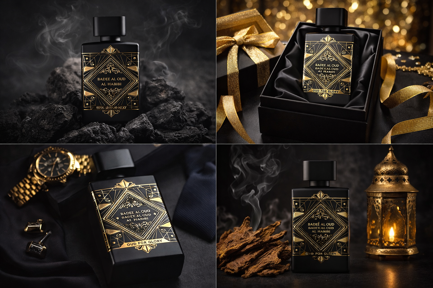 Badee Al Oud Al Habibi Black Eau De Parfum 65ml – Premium Oud Perfume | Long Lasting Arabic Fragrance | Luxury Black Bottle Perfume for Men & Women