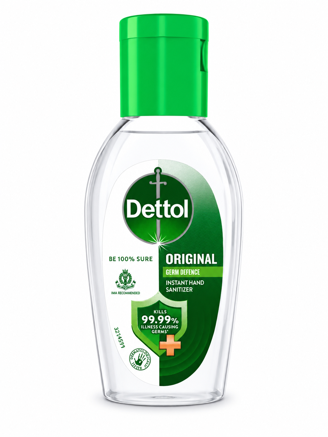 Dettol Original Instant Hand Sanitizer Gel, Quick-Drying No-Rinse Hand Sanitizer for Everyday Hand Hygiene, Travel & On-the-Go Use, 50 ml