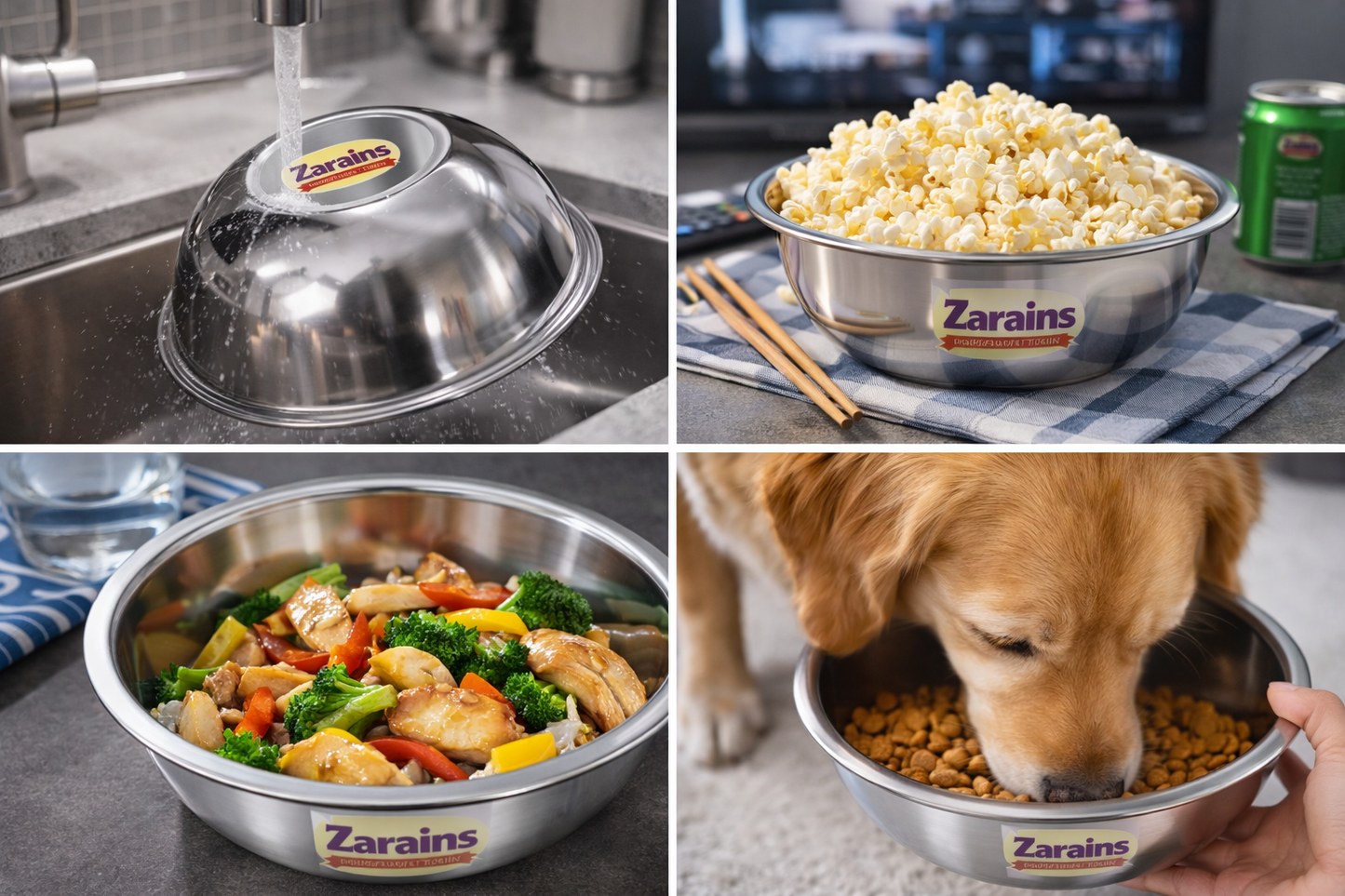 Stainless Steel Dog Bowl (2000ml / 67oz) – Large Food Grade Pet Bowl, Rust-Proof, Dishwasher Safe, Heavy Duty Feeding Bowl for Dogs & Pets