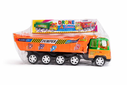 Dump Truck Toy for Kids, 12 Inch Big Dumper Truck with Movable Bed, Construction Vehicle Toy with Smooth Wheels, Non-Battery Toy for Boys & Girls (3+ Years)
