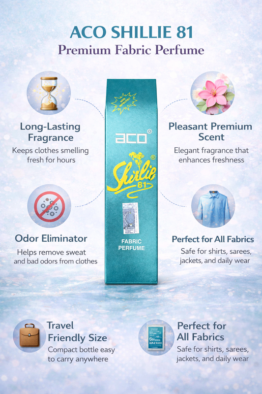 ACO Shillie 81 Fabric Perfume Spray | Long-Lasting Clothes Fragrance
