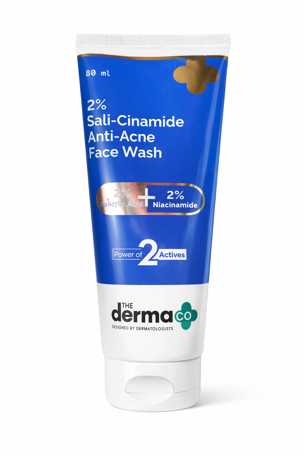 The Derma Co 2% Sali-Cinamide Anti-Acne Face Wash | 2% Salicylic Acid + 2% Niacinamide Face Cleanser for Pimples & Oil Control