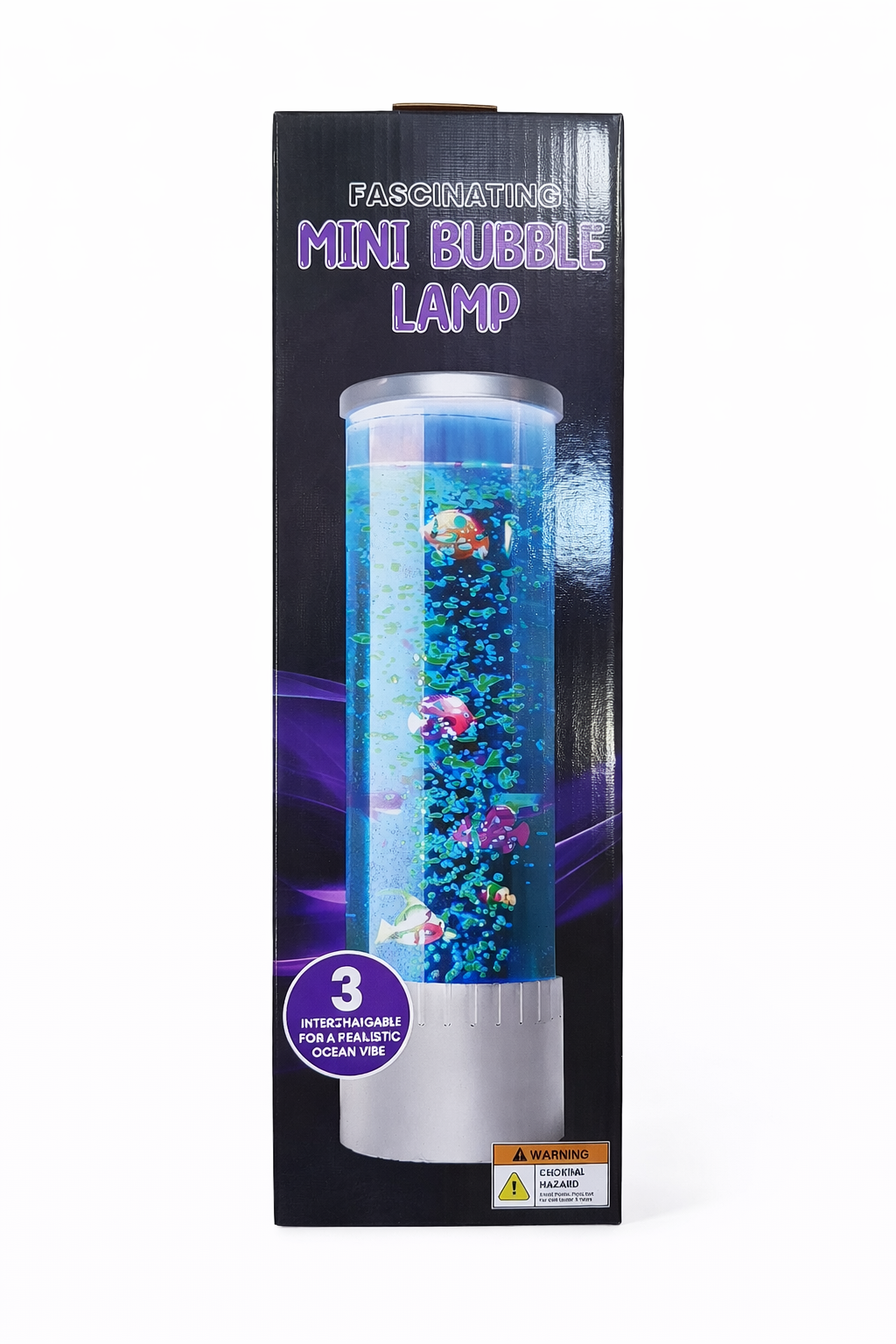 RGB Bubble LED Lamp with 7 Color Changing Effects | Liquid Motion Night Light