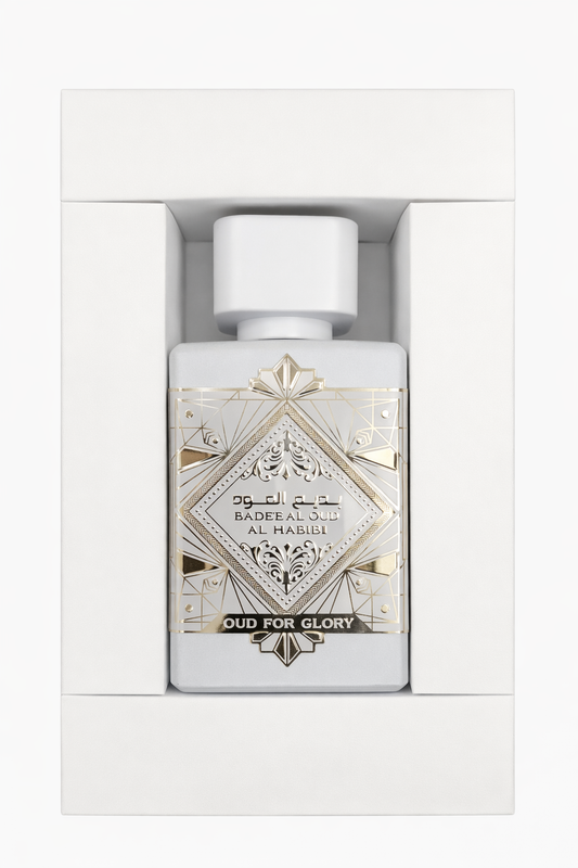 Badee Al Oud Al Habibi Eau De Parfum 65ml – Premium Oud Perfume | Long Lasting Arabic Fragrance | Luxury White Bottle Perfume for Men & Women