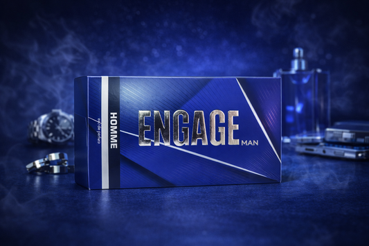 Engage Homme Eau De Parfum for Men | Long Lasting Woody Citrus Perfume | Premium Men Fragrance Gift