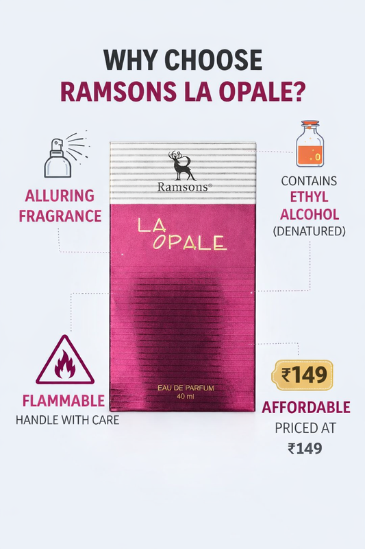 Ramsons La Opale Eau De Parfum 40ml | Long-Lasting Floral Perfume for Women