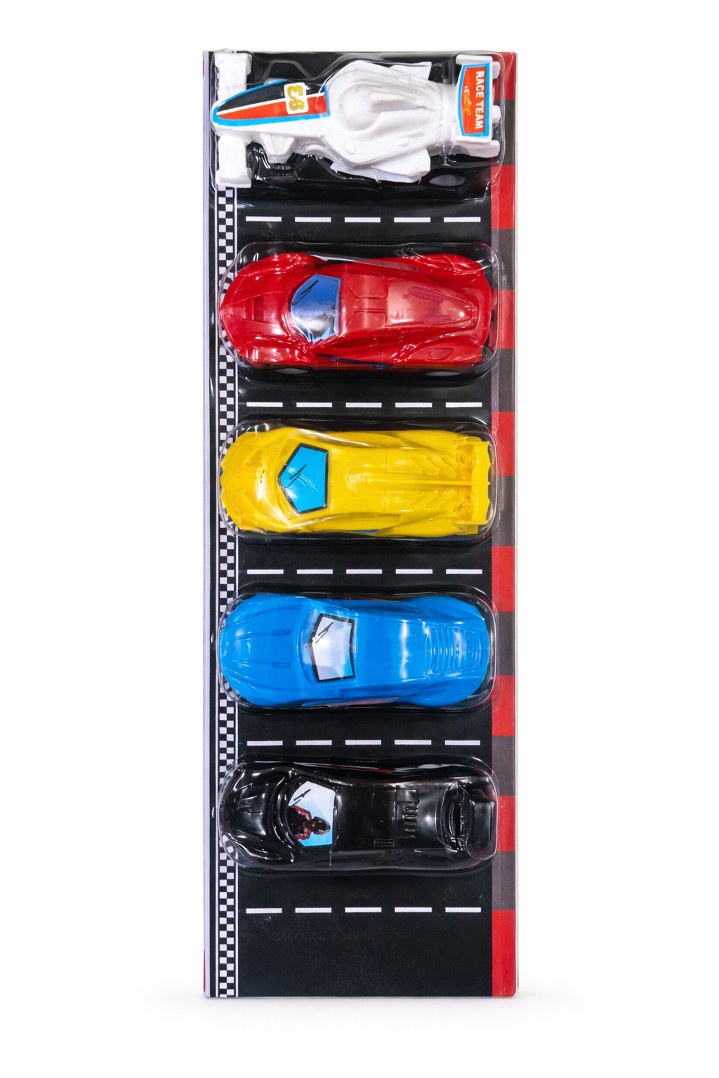 Pull Back Toy Cars Set for Kids | 5 Pack Racing Cars Toy Set | Friction Powered Mini Cars | Fast Speed Vehicles for Boys & Girls