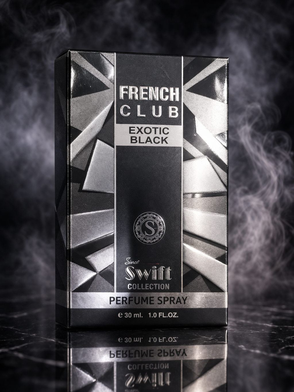 French Club Exotic Black Eau De Parfum Spray 30ml – Long Lasting Sensual Fragrance for Men | Premium Masculine Perfume | Travel Size EDP Spray