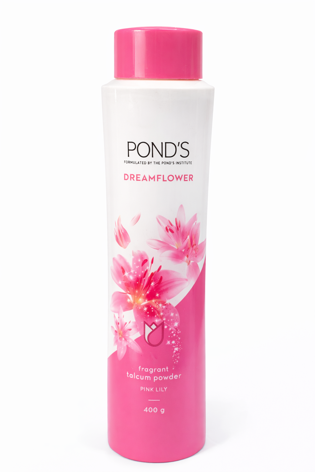 POND’S Dreamflower Pink Lily Fragrant Talcum Powder 400g | Long Lasting Floral Body Powder | Soft Smooth Skin | All-Day Freshness for Women
